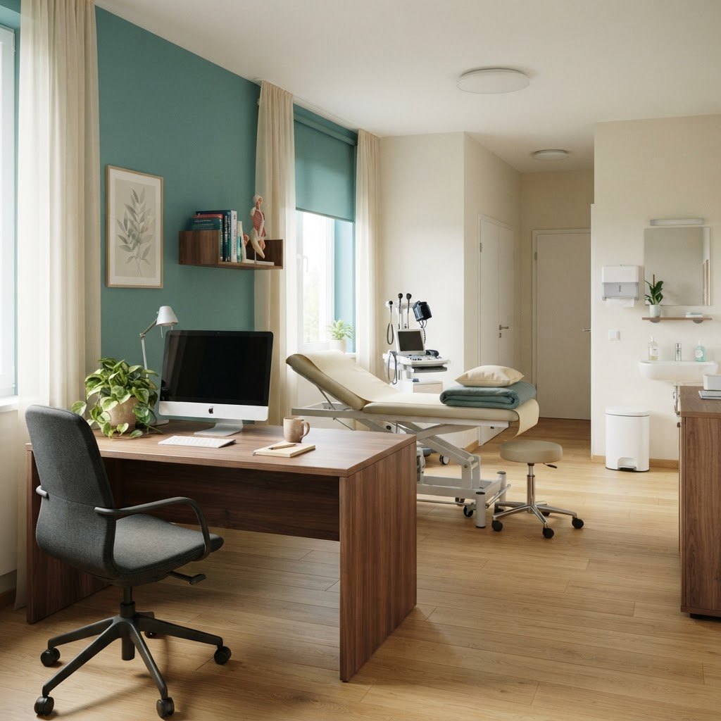 Consultation room at Abbotsford Cove General Practice